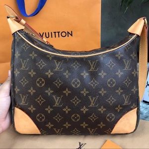🌸NEW COWHIDE💐Louis Vuitton boulogne shoulder bag